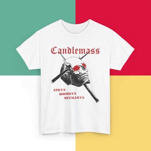Unisex Candlemass Epicus Doomicus Metallicus Heavy Cotton Tee