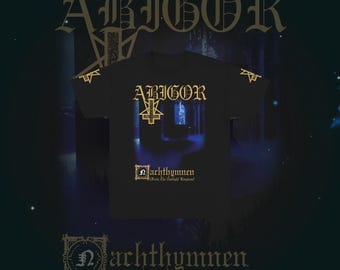 Unisex Abigor Nachthymnen (From The Twilight Kingdom) Heavy Cotton Tee