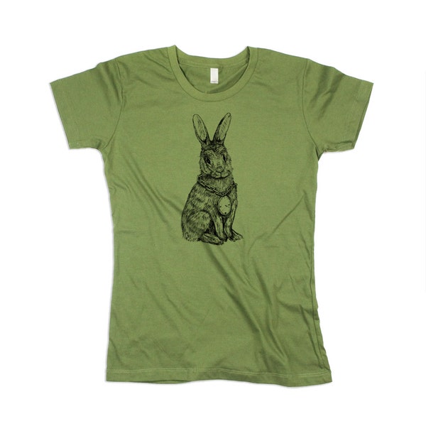 Rabbit Tshirt - Etsy