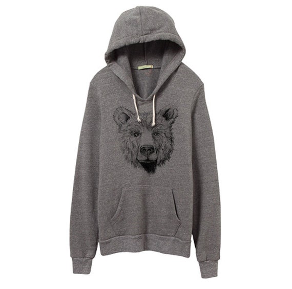 grey bear hoodie