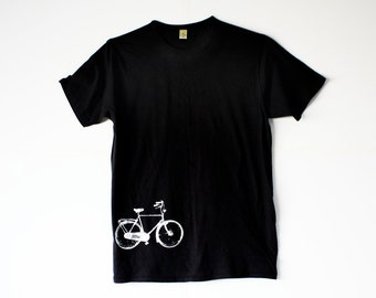 Men Tshirt  - Bike Tshirt - Handmade -  Bike Shirt - Small, Medium, Large, Extra Large, 2XL, 3XL - Sports Tshirt