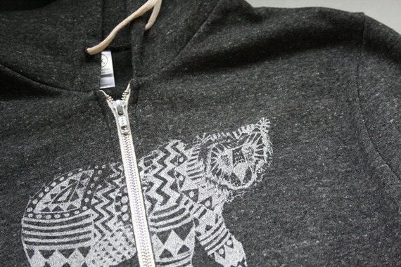 Ours géométrique Sweat à Alaska capuche - Hoodie Alaska à - unisexe/homme - Eco-polaire noir Zip Hoodie - Sweat à capuche - S M L XL 2 X d46ac6 Ours géométrique Sweat à Alaska capuche - Hoodie Alaska à - unisexe/homme - Eco-polaire noir Zip Hoodie - Sweat à capuche - S M L XL 2 X d46ac6