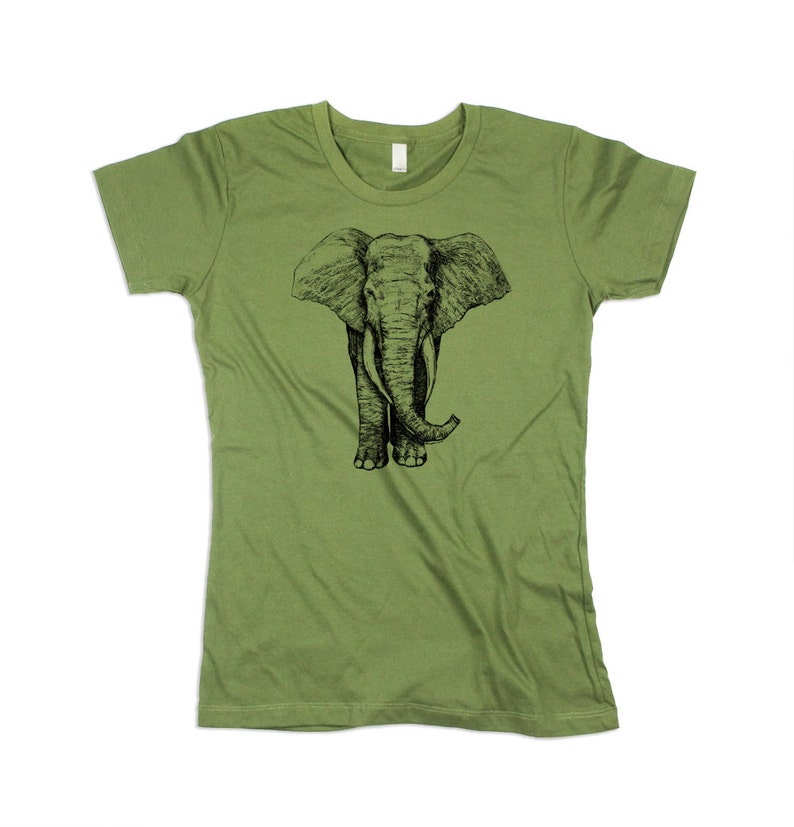 green elephant shirt
