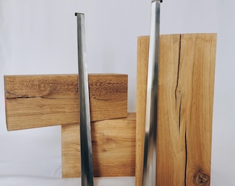 Handmade stainless steel shoehorn – 30cm, 60cm, 100cm – polished & rounded – robust, durable, minimalist – gift idea – metal