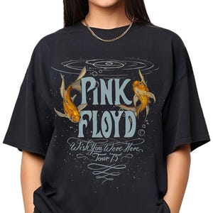 Archivo de Pink Floyd, camiseta de la gira Wish You Are Here de 1975, camiseta de Pink Floyd, regalo de Pink Floyd para un fan
