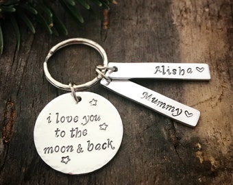 Llavero personalizado para abuelo: regalo para el abuelo de parte de los nietos