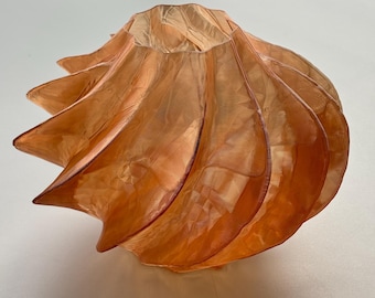 3D-geprinte vaas Galaxia – organisch modern design, uniek op de natuur geïnspireerd huisdecor, waterdichte vaas