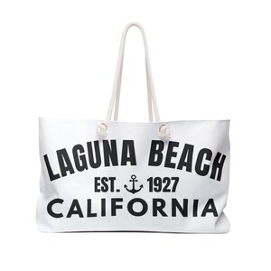 Laguna Beach California Weekender Bag