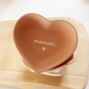 Cadeau annonce grossesse/annonce grosse famille/coupelle à bijoux coeur/cadeau famille grossesse/annonce grossesse originale/coupelle coeur zdjęcie 5
