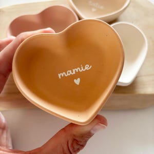 Cadeau annonce grossesse/annonce grosse famille/coupelle à bijoux coeur/cadeau famille grossesse/annonce grossesse originale/coupelle coeur zdjęcie 10