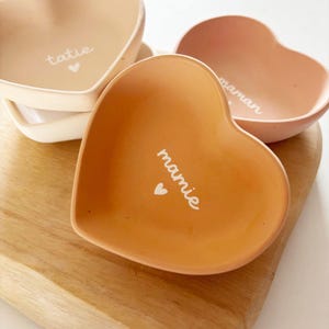 Cadeau annonce grossesse/annonce grosse famille/coupelle à bijoux coeur/cadeau famille grossesse/annonce grossesse originale/coupelle coeur zdjęcie 6