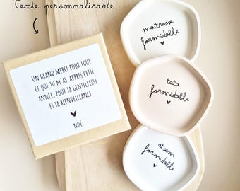 Personalized end-of-year gift set/handmade teacher's dish/personalized teacher gift set/teaching assistant gift/special needs assistant gift/nanny gift