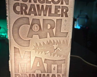 Dungeon Crawler Carl Lithophane – 3D Printable Book Decor (Digital File)