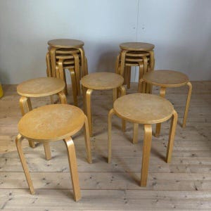 Sgabello in Legno di Quercia vintage