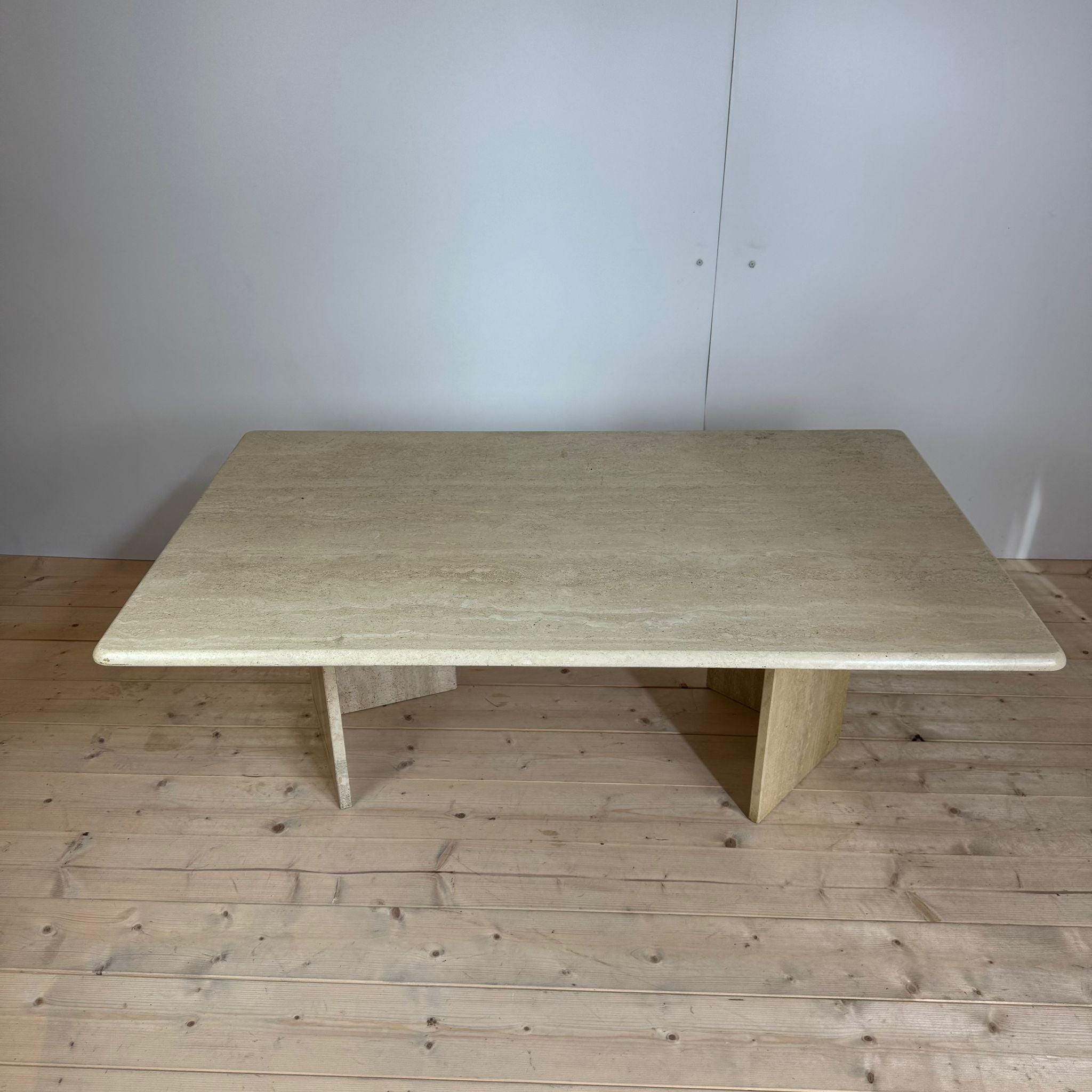 Travertine coffee table vintage - Etsy 日本