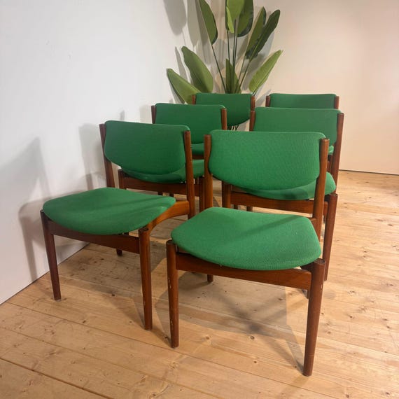 Finn Juhl/France&son 「Model 197」 Set of 6 Model 197 Teak Chairs by Finn Juhl, 1960s - Etsy