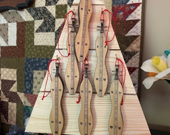 Miniature Dulcimer Christmas ornament