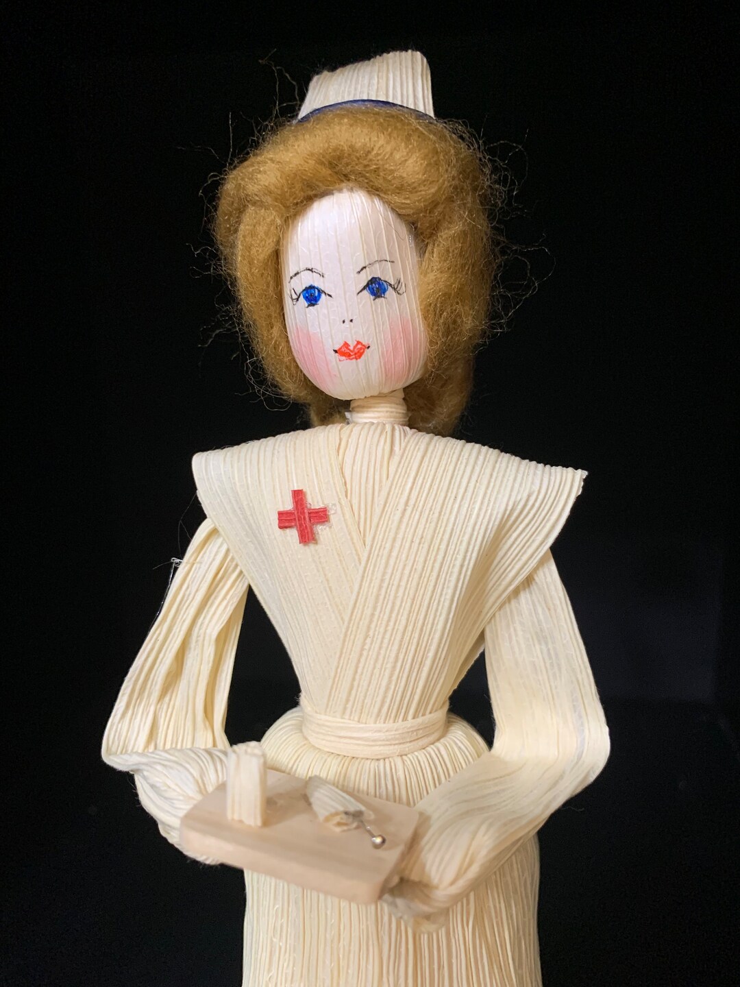 Corn Husk Doll Nurse Etsy