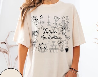 Future Mrs Shirt Custom Engagement Shirt Personalized Bride Shirt Engagement Gift For Anniversary Wifey Shirt Newly Engaged Gift