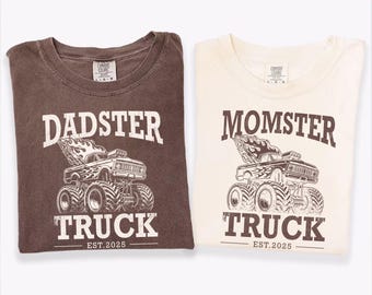 Custom Monster Truck Birthday Shirts, Matching Family Monster Truck Birthday Shirts, Custom Birthday Truck Shirt, Monster Truck Party Shirt