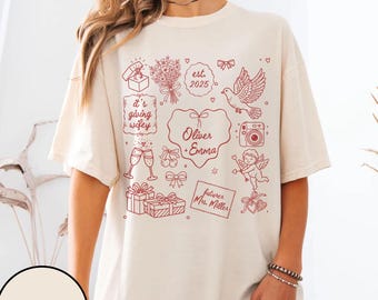 Future Mrs Shirt Custom Engagement Shirt Personalized Bride Shirt Engagement Gift For Anniversary Wifey Shirt Newly Engaged Gift