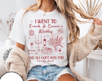 Custom Wedding Shirt, Cocktail Wedding Toss Social Club, Newly Wed Gift, Wine Bachelorette Shirt, Bridal Party Shirt, Custom Wedding Toss