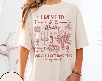 Custom Wedding Shirt, Cocktail Wedding Toss Social Club, Newly Wed Gift, Wine Bachelorette Shirt, Bridal Party Shirt, Custom Wedding Toss