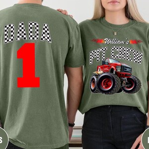 Monster Truck Birthday Shirt: Family Matching Custom Truck Jam Tee bild 6
