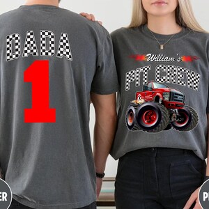 Monster Truck Birthday Shirt: Family Matching Custom Truck Jam Tee bild 3