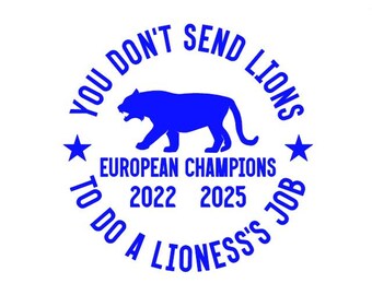 England Women European Champions Sticker