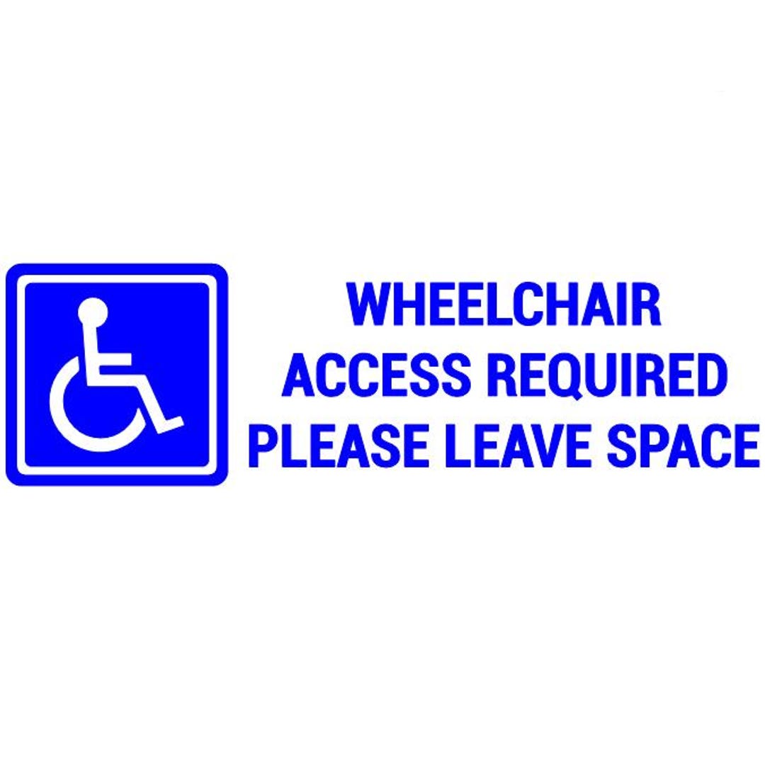 Support Required Sticker Wheelchair Access Required Sticker - Etsy