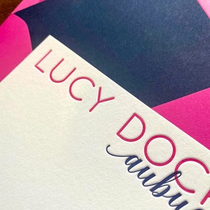 Custom Letterpress Stationery