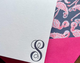 Custom Notecards, stationery gift, letterpress