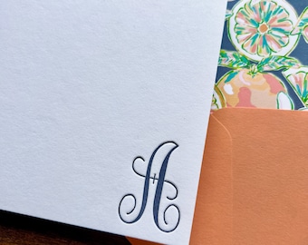 Custom Notecards, stationery gift, letterpress