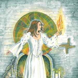 Goddess Bridget of the Hearth Limited Edition Print image 2