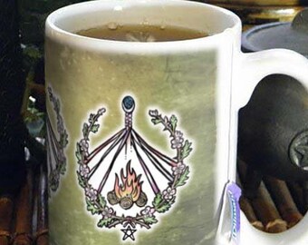 Beltane Flame and Thorn 15 oz Coffee Mug