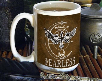 Fearless Sigil 15 oz coffee mug