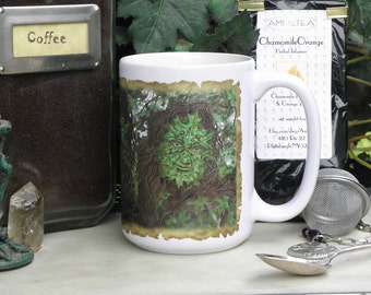 Greenman 15 oz coffee mug
