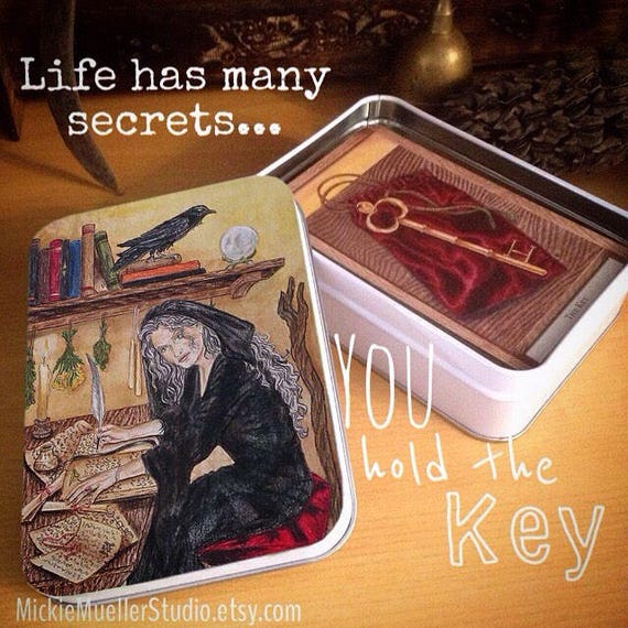 Tarot Oracle Tin Crone Of The Well Worn Path Oracle Deck Etsy