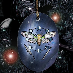 Studio Coven Cicada Car Charm, Holiday Ornament