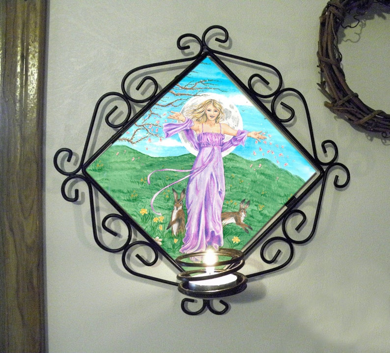 Ostara Wall Candle Sconce image 1