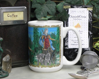 Freya Norse Goddess 15 oz Coffee Mug