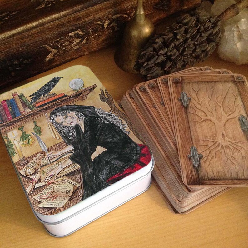 Tarot Oracle Tin Crone Of The Well Worn Path Oracle Deck Etsy