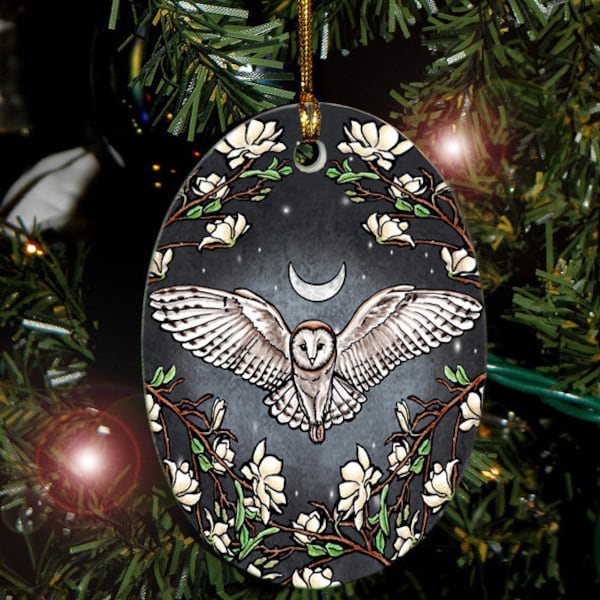 Barn Owl, Fly by Night Collection Ornament