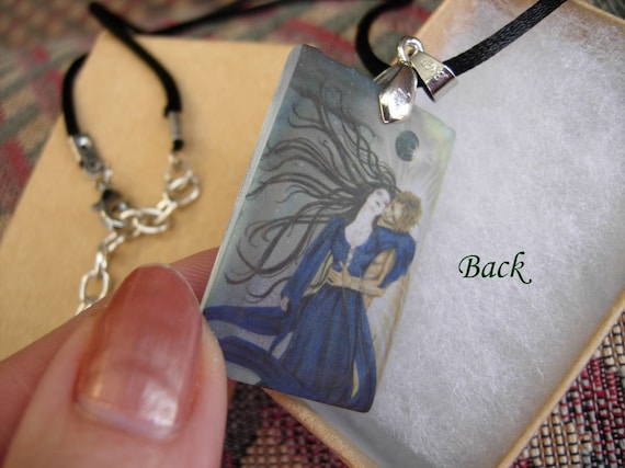 Rhiannon Crystal Art Pendant FREE cord