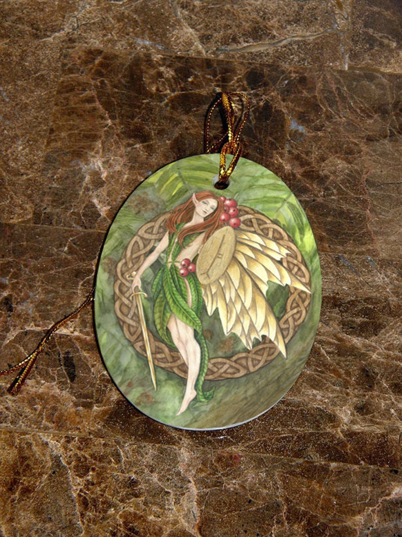 Celtic Rowan Fairy Ornament image 2