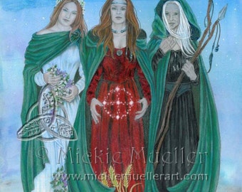 Blessings of the Triple Goddess Print