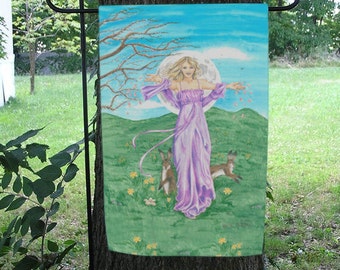 Goddess  Ostara Garden Flag