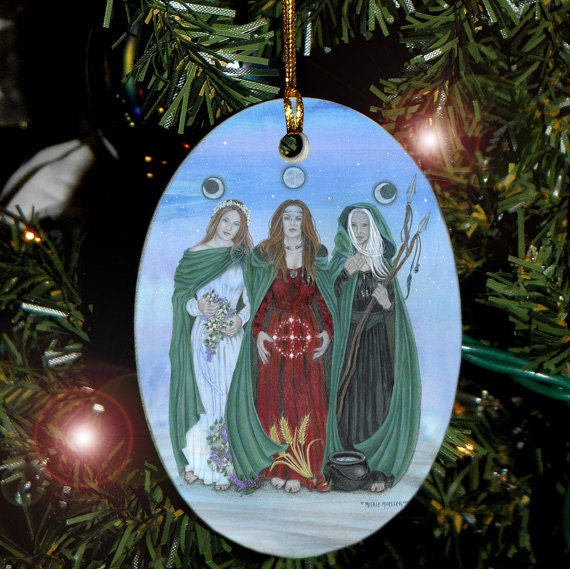 Triple Goddess Yule Ornament