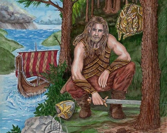 Frey Freyr Open Edition Print